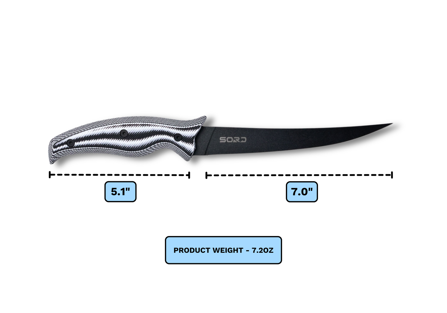 7" FILLET KNIFE - FLEXY