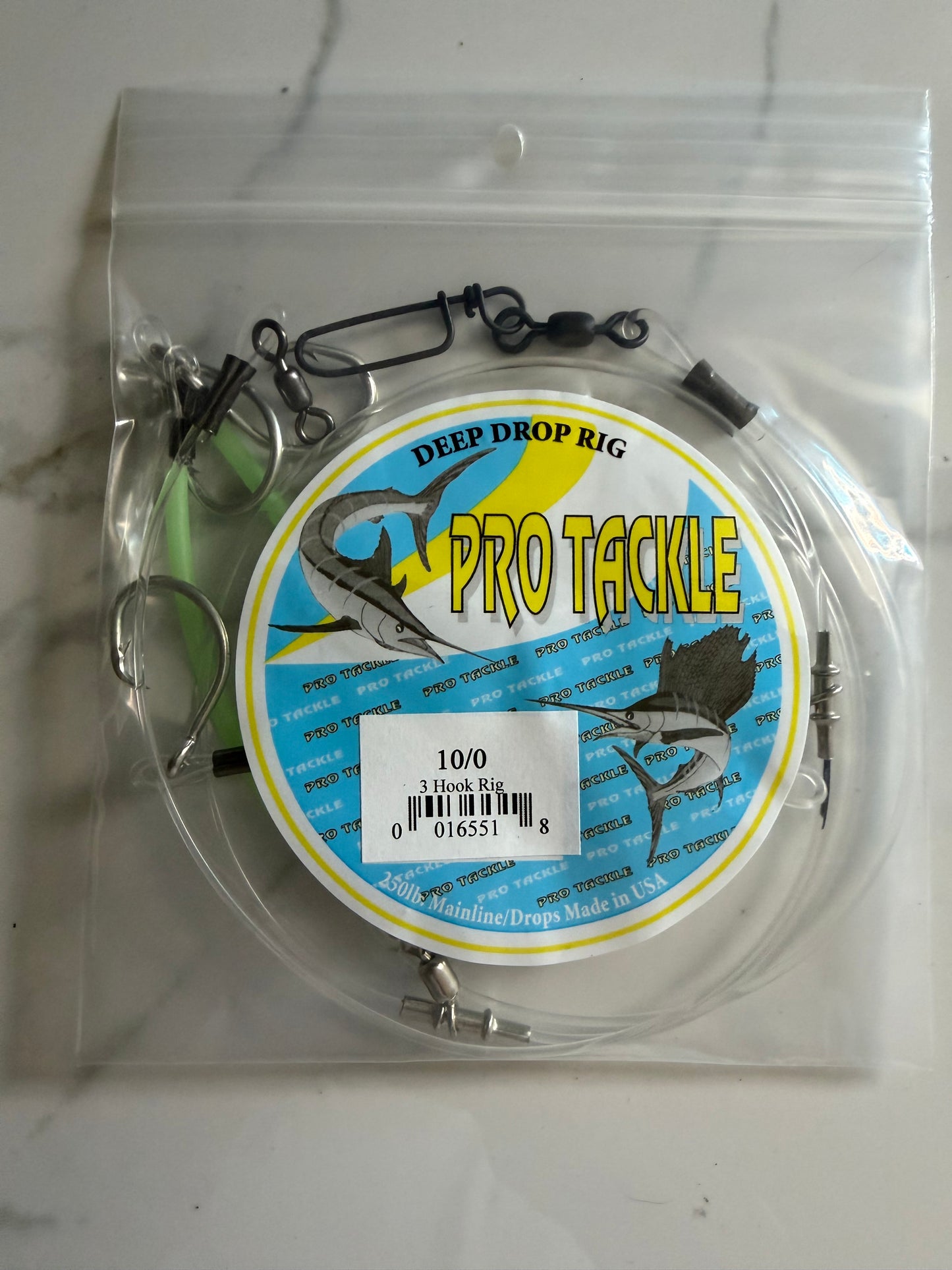 Pro Tackle Deep Drop Rig - 10/0 (3-Hook)