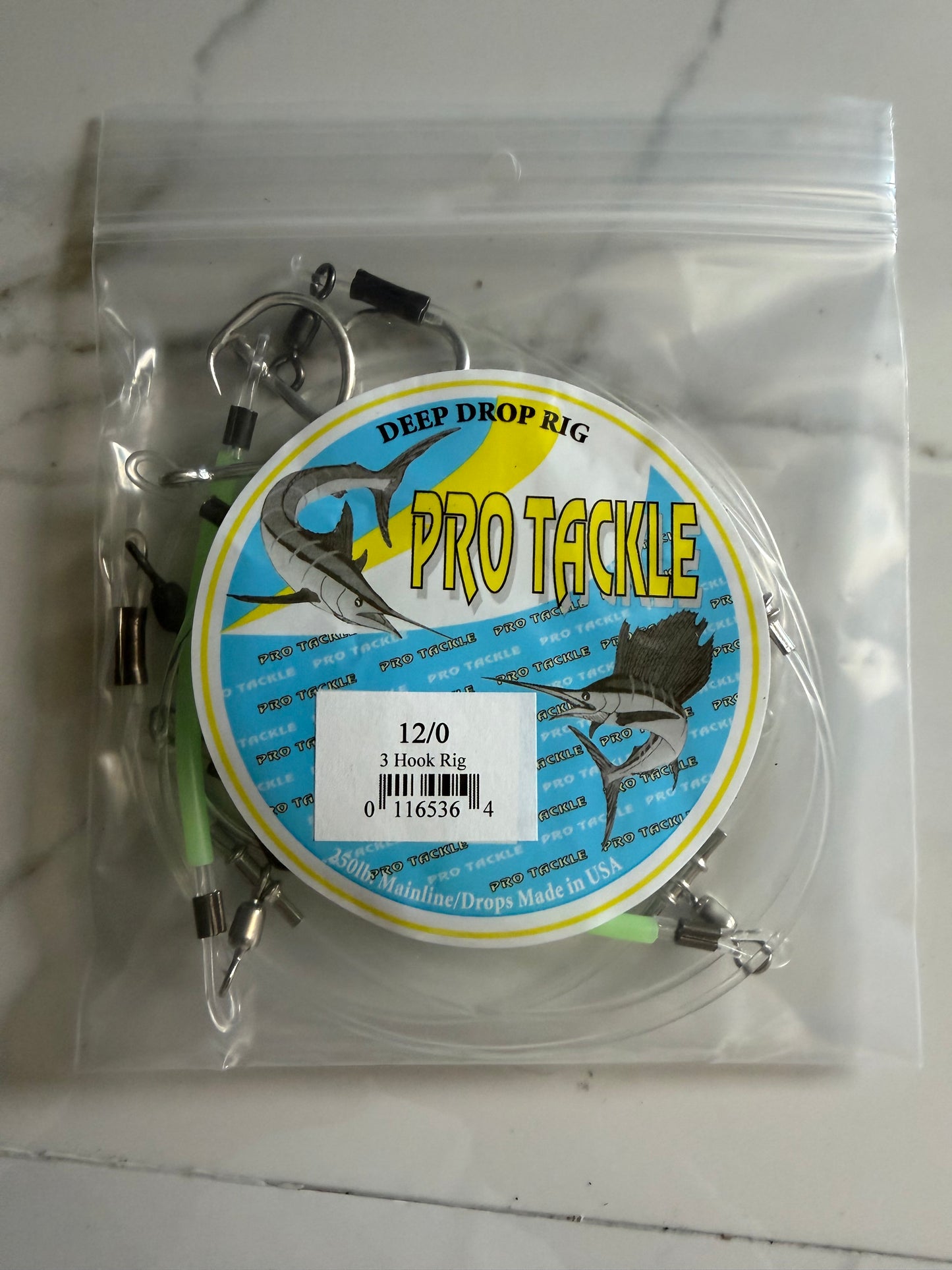 Pro Tackle Deep Drop Rig 12/0(3-Hook)